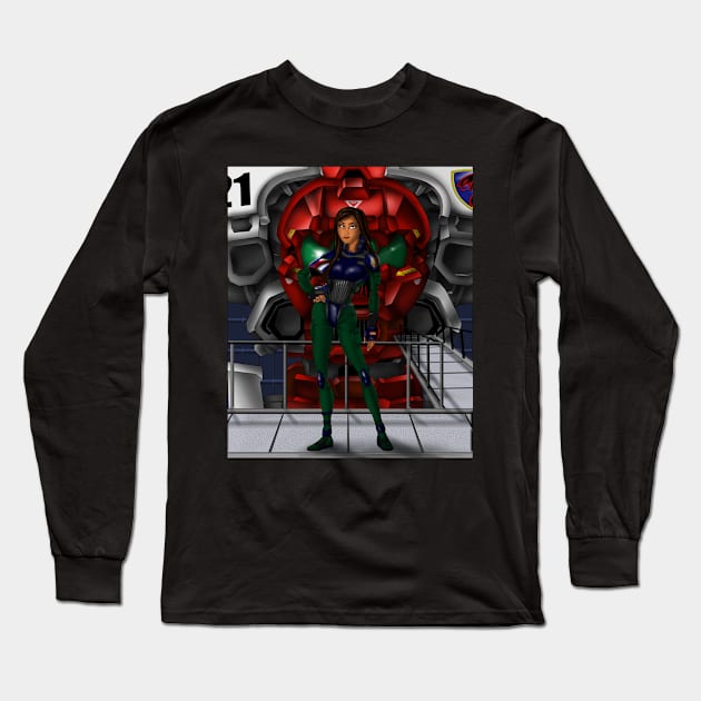 Uziel Pilot Long Sleeve T-Shirt by Oswald's Oddities